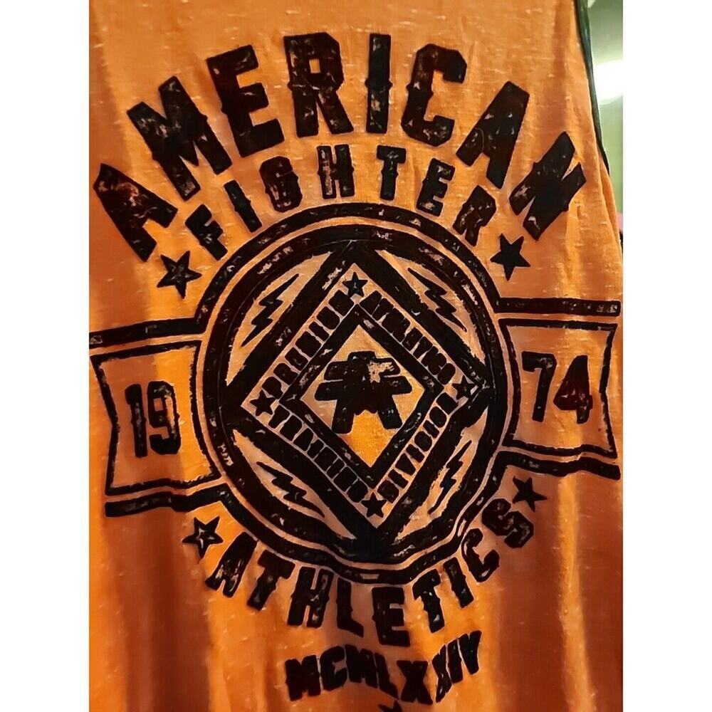 American Fighter Tank Mens Affliction Muscle Tee Shirt USA Gym Kendall Small A31
